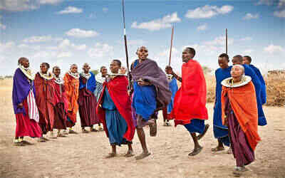 坦桑尼亚的原始部落